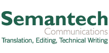 Semantech Communications - Translation, Editing, Technical writing