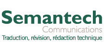 Semantech Communications - Traduction, rvision, rdaction technique